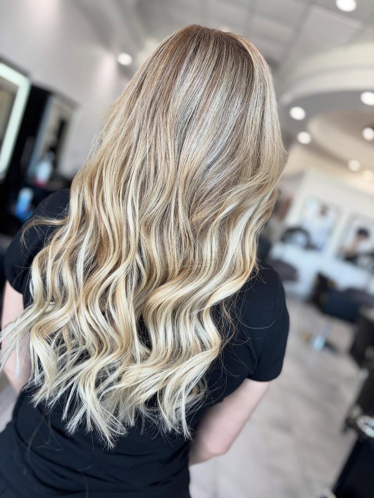 Blonde balayage — Avenue Salon Plano TX