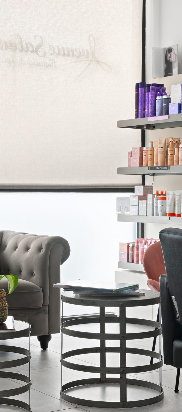 Avenue Salon waiting lounge — Plano TX